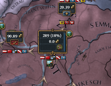 Noeud commercial EU4 flux entrant flux sortant