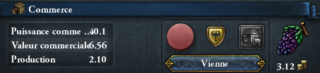 Valeur commerciale générée commerce Europa Universalis 4